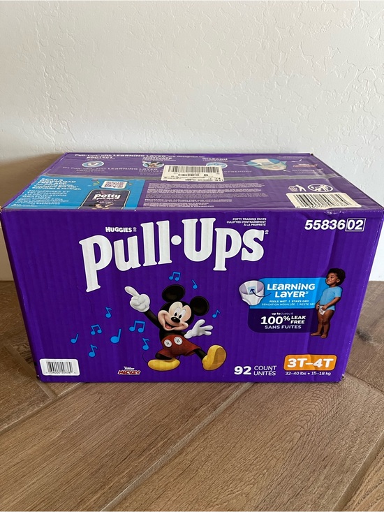 Luvs Other - Huggies Pull-Ups Potty Training Pants Mickey - Purple NIB 92 count $30